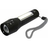 Hofftech Zaklamp - Tactical Zoom - LED COB - 10 cm - Oplaadbaar