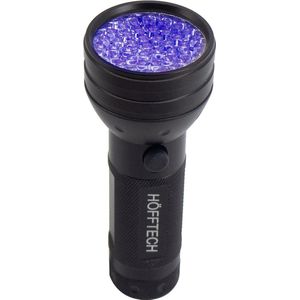 Hofftech Zaklamp UV Licht - 51 LED's - 5 Watt - Geld - Urine & Overige - Aluminium - 3 x AA Batterij