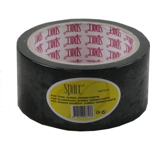 Hofftech Klustape - PVC - Duct tape - 18 meter x 48 mm. - Zwart