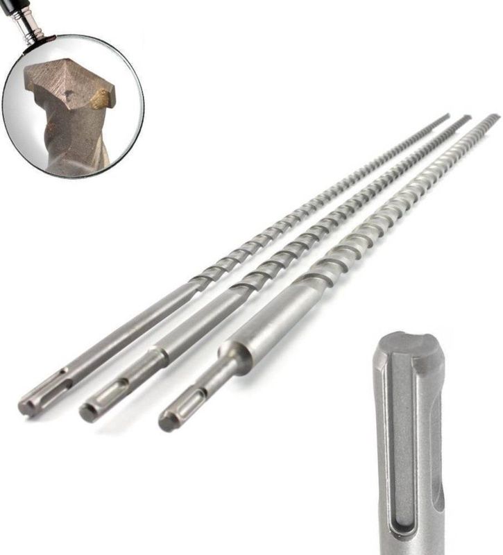 Hofftech SDS+ Borenset - Beton en Steen - Ø 12, 16, 24 mm - 1000 mm Lengte