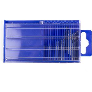 Benson 20-delige HSS boorset - micro en mini boren - 0.3 tot 1.6 mm