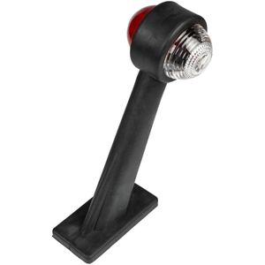 Benson Breedtelamp - Schuine Positie - 45 Graden - Rood en Wit - Buigbare Rubber Arm