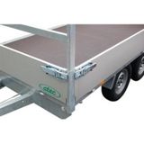 ProPlus - Klepsluiting - Verzinkt - 275 x 80 mm - Inclusief Tegenstuk