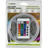 Benson Flexibele LED strip - RGB - 9 watt - 3 meter - Inclusief afstandsbediening