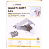 Benson Hoofdloupe met LED Verlichting + 4 Lenzen