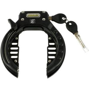 Stahlex Ringslot - ART-gecertificeerd - SuperSafe© cilinder - Ø 10 mm - zwart - inclusief 2 sleutels