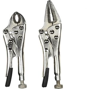 Benson Mini-griptang set - rechte bek - snelspanner - traploos instelbaar - 100 mm - 2 stuks