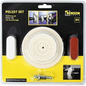 Polijst set 6-delig 102 mm
