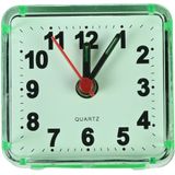 Benson Kleine reiswekker met alarm - compact - assorti kleuren - 6 x 5,5 x 3 cm