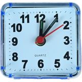 Benson Kleine reiswekker met alarm - compact - assorti kleuren - 6 x 5,5 x 3 cm