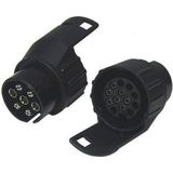 Benson - Aanhanger Stekker Verloop - 7-Polig naar 13-Polig - Duurzame ABS - Messing Contacten