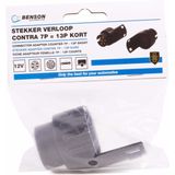 Benson - Aanhanger Stekker Verloop - 7-Polig naar 13-Polig - Duurzame ABS - Messing Contacten