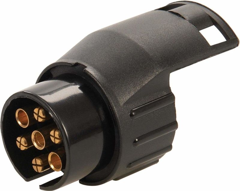 Benson - Aanhanger Stekker Verloop - 7-Polig naar 13-Polig - Duurzame ABS - Messing Contacten