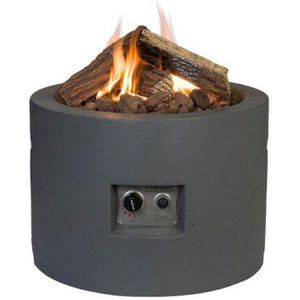 Happy Cocooning - Terrashaard Rond - Antraciet - Stijlvol Ontwerp