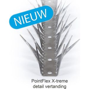 Tilmar PointFlex® Anti-klimstrip RVS 304, striplengte 980