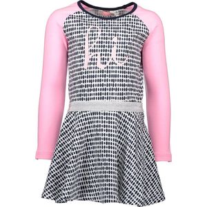 Bampidano Meisjes Jurk - navy allover - Maat 92