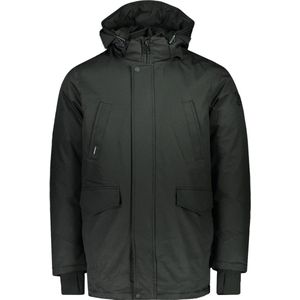 Airforce - Slimfit Herringbone Parka - True Black - 4XL