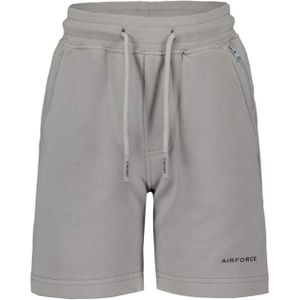Airforce sweat korte broek grijs (Maat: 140) - Effen