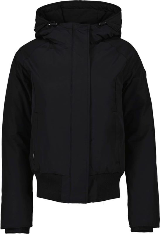 Airforce - Bomber Jacket - True Black - Capuchon - Ritssluiting