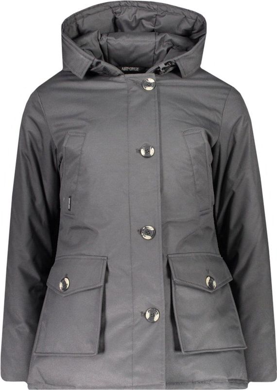 Airforce - 4 Pocket Parka - Winterjas - Grijs - Polyester en Katoenmix