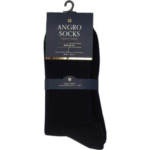 Angro - Heren Sokken - Badstof Zool - Heavy Terry - Dikke Warme Wollen Sokken