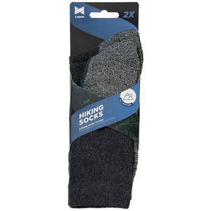 Xtreme - Hiking Sokken - 2-pack - Antraciet - Coolmax Materiaal