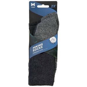 Xtreme Sockswear - Hiking Sokken - Multi Antraciet - 2-pack