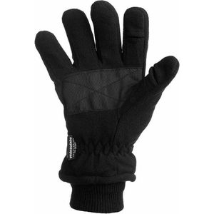 Heat Keeper Thermo heren thinsulatie fleece handschoenen zwart - S/M