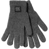 Heat Keeper Chenille dames thermo handschoenen grijs  - One size
