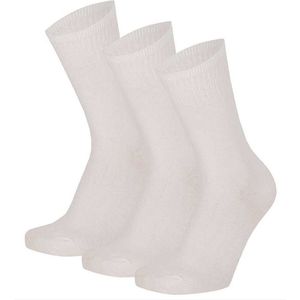 Apollo - Basic Socks - Wit - Naadloos - 3-Pack