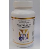 Vital Cell Life Vitamine B3 niacine 500 mg 100 Capsules