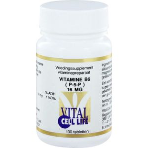 Vital Cell Life Vitamine b6 p-5-p 16 mg 100 tabletten