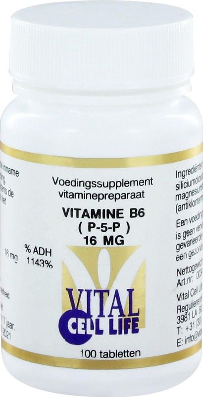 Vitamine B6 P-5-P 16mg