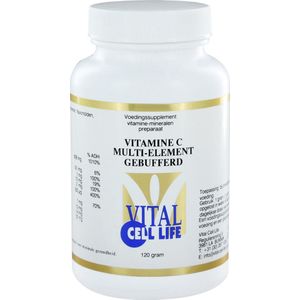 Vital Cell Life Vitamine C multi element gebufferd poeder 120 gram