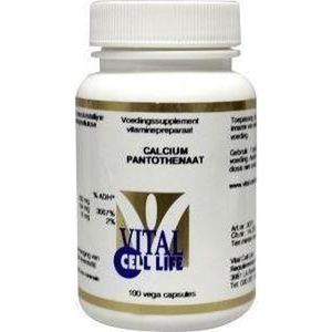 Vital Cell Life Vitamine B5 calciumpantothenaat 200 mg 100 Capsules