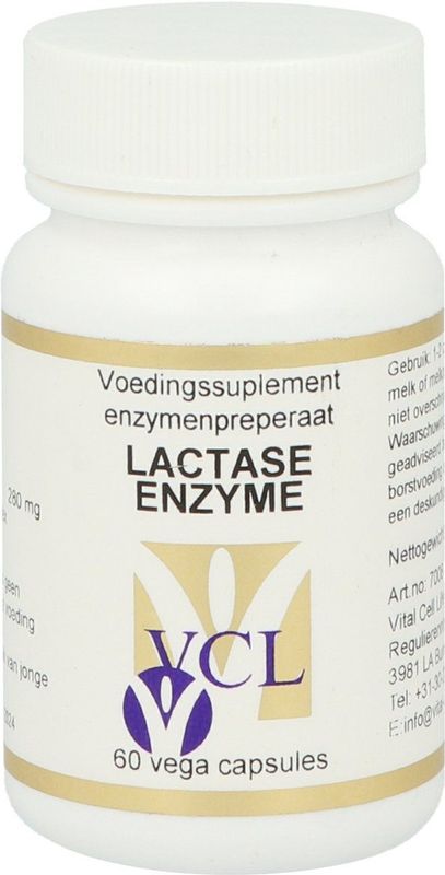 VCL Lactase Enzyme - 60 vegicaps - Enzympreparaat