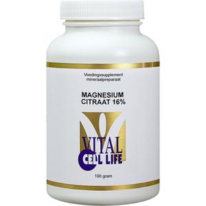 Vital Cell Life Magnesium citraat 160 mg poeder 100 gram