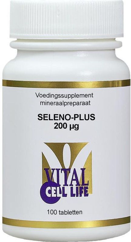 Vital Cell Life Seleno plus seleniummethionine 200 mcg 100 tabletten