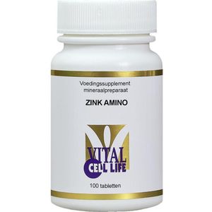 Vital Cell Life Zink amino 15 mg 100 tabletten