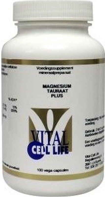 Magnesium Tauraat Plus Capsules - 120 Stuks - Vitamine B6