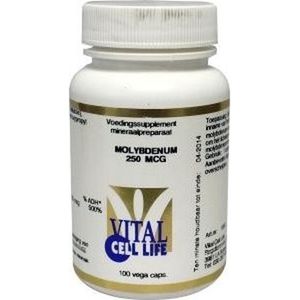 Vital Cell Life Molybdenum 250 mcg 100 Capsules