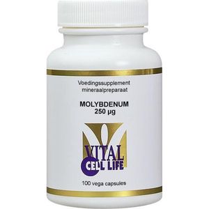 Vital Cell Life Molybdenum 250 mcg 100 Capsules