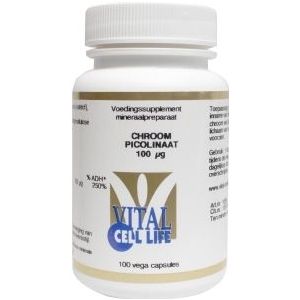 Vital Cell Life Chroom picolinaat 100 mcg 100 capsules