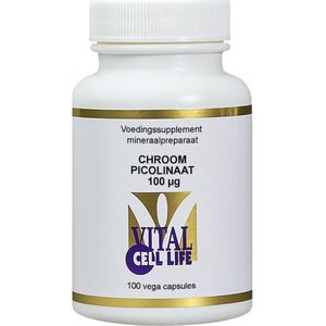 Vital Cell Life Chroom picolinaat 100 mcg 100 capsules