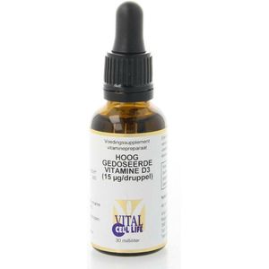 Vital Cell Life Vitamine D3 15mcg druppels 30 Milliliter