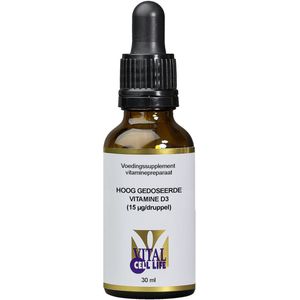 Vital Cell Life Vitamine D3 15mcg druppels 30 Milliliter