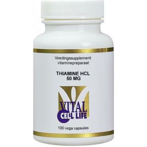 Vital Cell Life Thiamine Hcl 50mg Vcl 100 cap