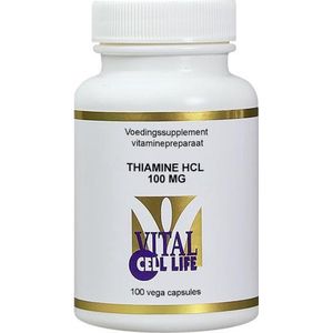 Vital Cell Life Thiamine HCL 100 mg 100 Capsules