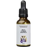 Vital Cell Life - Multi Vitamine Druppels - 50 mcg Vitamine K2-MK7 - 500 mcg Vitamine A - 500 mcg Vitamine E - 25 mcg Vitamine D3