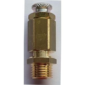Compressor veiligheidsventiel instelbaar van 8-12 bar 1/4"" aansluiting